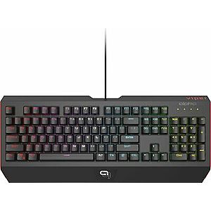 Best Buy Clearance - Alpha Gaming - Bandit Wired Gaming Mechanical Keyboard with Back Lighting - Black - $23