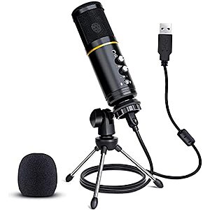 Majority RS Pro USB Condenser Microphone for PC | MAC/PC Compatible | Cardioid Recording | Shock Mount $11.53 @ Amazon (Prime members only) or lower (as low as $9.71) (Sold out)