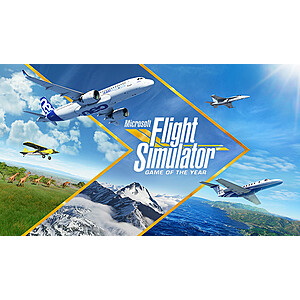 Microsoft Flight Simulator - All 3 Versions - 25% Off $44.99