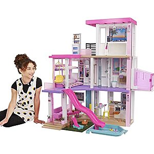 Barbie Dreamhouse Doll House Playset Barbie House with 75+ Accessories -  Amazon.com $99.00