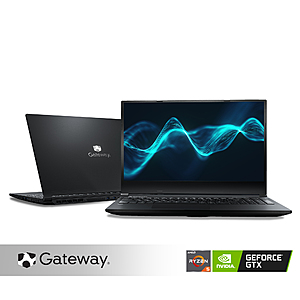 Gateway Creator 15 Laptop: Ryzen 5 4600H, GTX 1650, 8 GB RAM, 256 GB SSD, 1080p 15.6" 120Hz IPS, 4lb for $599