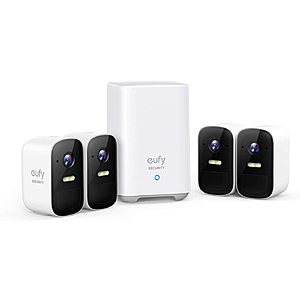 eufyCam 2C 1080p Wireless Home Security 4-Camera Kit w/ Night Vision $294 + Free Shipping