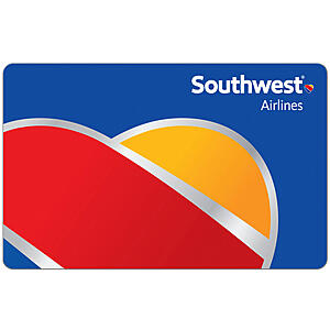 Southwest Airlines gift card worth $250 for $230 - Sams Club $230