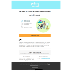 Prime Members: $10 Credit for Purchasing Before and During Prime Day with FIRST App Sign-in