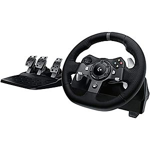 Logitech G920 Driving Force Racing Wheel w/ Pedals (XB1/PC) + $100 Dell Promo eGC $235 + Free Shipping