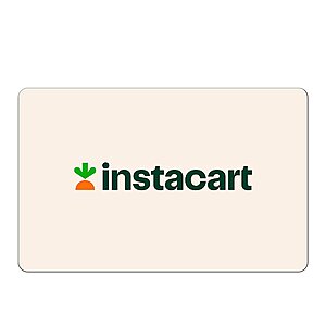 InstaCart Gift Card $100 for $85, digital delivery LIMIT 3
