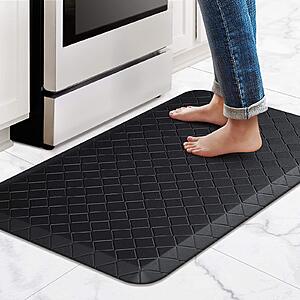 17.3"x 28" HappyTrends Anti-Fatigue Floor Mat (Black) $9.79 + FS w/ Prime or on orders $35+