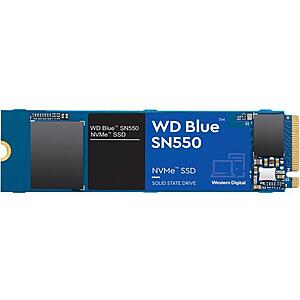 Extended beyond 12/8?: WD Blue SN550 NVMe M.2 2280 1TB PCI-Express 3.0 x4 $79 with promocode SSDYRT89 at Newegg