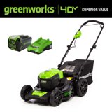 40V 20" Brushless Lawn Mower w/ 4.0 Ah Battery and Charger $249 + Free shipping