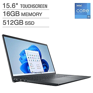 **COSTCO March Savings** - Dell Inspiron 16GB Touchscreen Laptop - 13th Gen Intel Core i5-1335U - 15.6" FHD 1920x1080 Touch - 512 GB SSD - $399.99 + Shipping