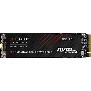 PNY XLR8 CS3140 2TB M.2 NVMe Gen4 x4 7,500MB/s Internal Solid State Drive (SSD) - M280CS3140-2TB-RB​  - $124.99