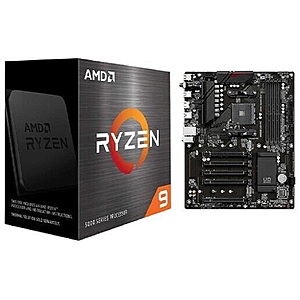 AMD Ryzen 9 5950X Desktop Processor + Gigabyte AMD B550 UD AC Gaming Motherboard  | eBay $379.99