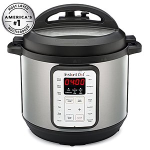 Instant Pot Viva 6 Quart 9-in-1 Multi-Use Pressure Cooker with Easy Seal Lid and Sous Vide Program $49.00