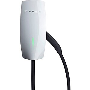 Tesla - Wall Connector - 24ft Electric Vehicle Charger with 48A Hardwired $350 at Best Buy