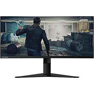 Lenovo G34w-10 34" Curved Ultrawide Gaming Monitor - 3440x1440 144hz 1ms - $353.27 + FS w/ code "DISCOVER20" and Student/Military Discounts