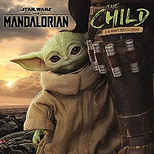 Star Wars: The Mandalorian 2022 The Child Mini Wall Calendar $4 & More