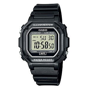 Casio Men's Digital Illuminator Sport Watch (Black Resin, F108WH-1ACF) $11.82 + Free Shipping w/ Walmart+ or on $35+