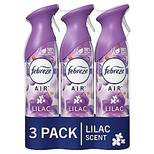 3-Pack 8.8-Oz Febreze Air Effects Odor-Fighting Air Freshener (Lilac) $3.94 w/ S&S + Free Shipping w/ Prime or on orders $25+