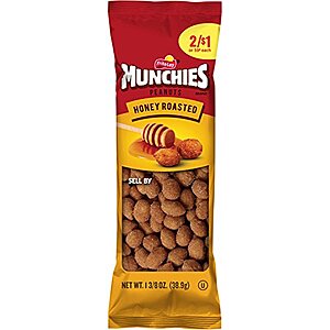 36-Count 1.37-Oz Munchies Peanut Packs (Honey Roasted) $11.84 w/ S&S + Free Shipping w/ Prime or on orders over $35