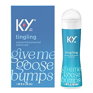 K-Y: 1.69-Oz K-Y Tingling Water Based Lube $4.84, 7-Oz Jelly Classic Water-Based Personal Lubricant $5.72 w/ S&S + Free Shipping w/ Prime or $35+