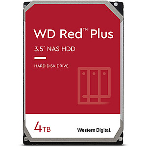 4TB WD Red Plus SATA III 3.5" Internal NAS Hard Drive $90 + Free Shipping