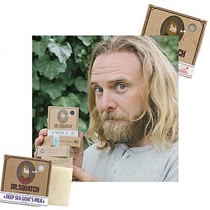 Dr. Squatch Soap Bars 20% Sitewide - $31 or $55