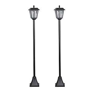 Lowe's: Westinghouse 2-pack LED Solar Lamp Posts $33.32 + Free Store Pickup