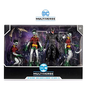 DC Multiverse Collector Multipack 7" Action Figures, Batman Who Laughs with Robins of Earth-22 $39.99 + Free shipping