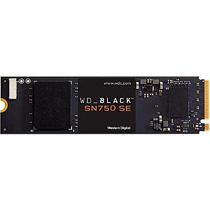 1TB Western Digital Black SN750 SE Gen 4 NVMe M.2 2280 PCIe Solid State Drive SSD $89.99 AC + Free Shipping via Newegg