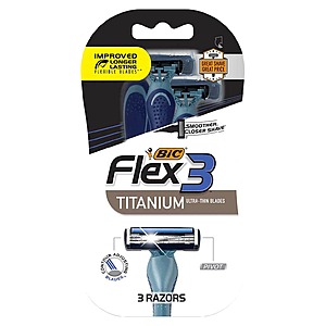 3-Count BIC Flex3 Titanium Ultra Thin Razors + 2-Select Colgate Toothpaste $4.50 + Earn $4 in Walgreens Rewards + Curbside Pickup