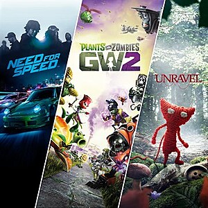 EA Family Bundle: Unravel, Need for Speed & Plants vs. Zombies Garden Warfare 2 (Xbox One/Series X|S Digital Download) $3.99 via Xbox/Microsoft Store