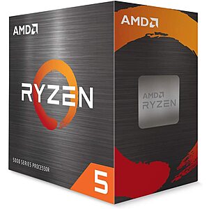 AMD Ryzen 5 5600X 3.7GHz 6-Core Unlocked Desktop Processor w/ Wraith Stealth Cooler $155 and 10% cash back off total + Free Shipping $154.99 at Amazon