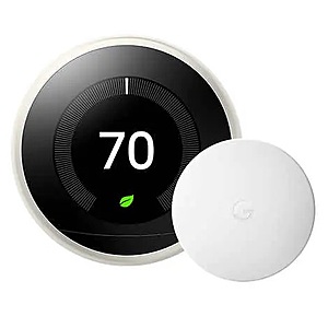 Costco Members: Google Nest Learning Thermostat w/ Nest Temperature Sensor $180 + Free S/H