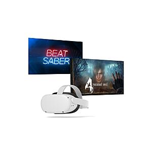 256GB Meta Quest 2 Advanced AIO VR Headset w/ RE4 & Beat Saber + $60 Fanatics GC $382.70 w/ Zip Checkout + Free S&H