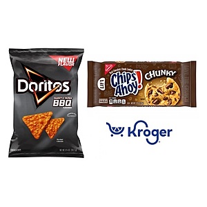 New Kroger Order Pickup Customers: 11x 9.25oz. Doritos + 3x 13oz. Chips Ahoy $8.55 + Free Curbside Pickup Only