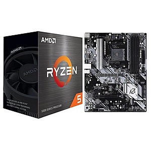 [MicroCenter] AMD Ryzen 5600 CPU + ASRock B550 Phantom Gaming ATX Motherboard $199.98