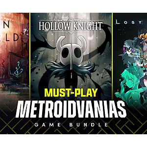 Must-Play Metroidvanias 7-Game Bundle (PCDD): Hollow Knight, Lost Ruins, Rain World $15 & More