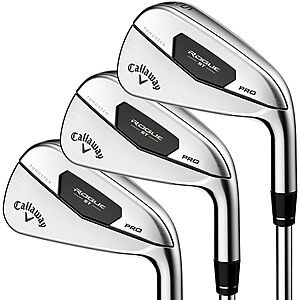 Callaway Golf Rogue ST Pro Iron Set (Right Hand, Graphite Shaft, Regular Flex, 4 Iron - PW, Set of 7 Clubs) $807.40
