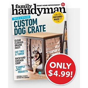 1-Year Family Handyman Magazine Subscription (7 Issues) $5