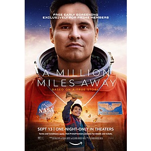 Amazon Prime Members: Free "A Million Miles Away" Movie Screening for Septemer 13th (Select Cities)