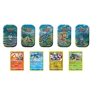 Costco Members: 5-Pack Pokemon TCG Sinnoh Stars Mini Tins + 4 Promo Cards $30 + Free Shipping