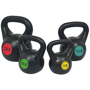 50-Lb BalanceFrom Wide Grip Kettlebell Exercise Fitness Weight Set $26 + Free S&H w/ Walmart+ or $35+