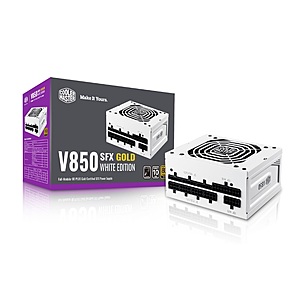 Cooler Master V850 SFX 850W 80+ Gold Full Modular Power Supply (White Edition) $90 after $30 Rebate + Free S/H