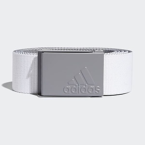 adidas Men's Golf Reversible Web Belt: Black $9.40 or Grey $7.40 + Free S/H