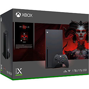 Best Buy Plus & Total Members: 1TB Microsoft Xbox Series X Console Diablo IV Bundle $449.99 + Free Shipping