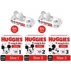 New Kroger Order Pickup Customers: 3x Huggies Baby Diapers + 2x Huggies Baby Wipes $30.35 + Free Curbside Pickup Only