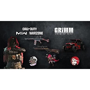 Prime Members: In game content - Call of Duty: Warzone and Modern Warfare 2 DLC - Grim Crimson Pack