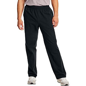 Men’s Hanes Essentials Cotton Jersey Sweatpants w/ Pockets (Black) $7.65