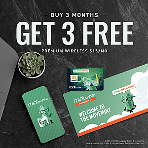 Mint Mobile Holiday Sale: Buy Any 3-Month Service Plan, Get 3-Months Free (Valid for New Customers Only)