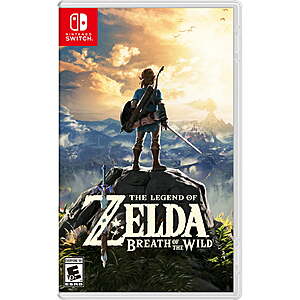 Switch Games: Super Mario: Odyssey, The Legend of Zelda: Breath of the Wild $30 each & More